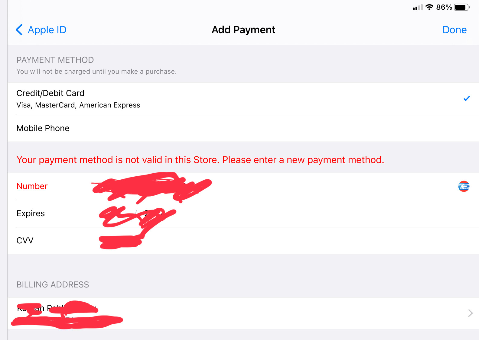 Changing Payment Method And Being Able To… - Apple Community