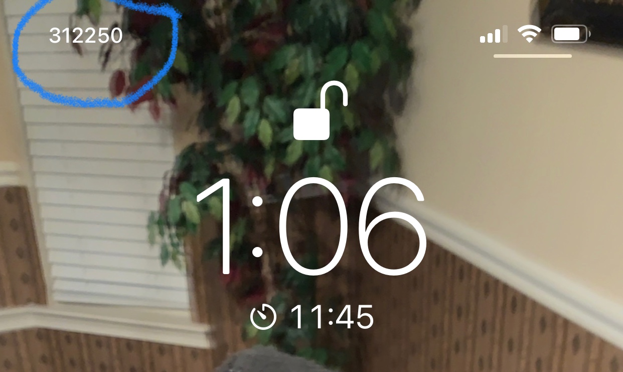 Top left corner of my phone Apple Community