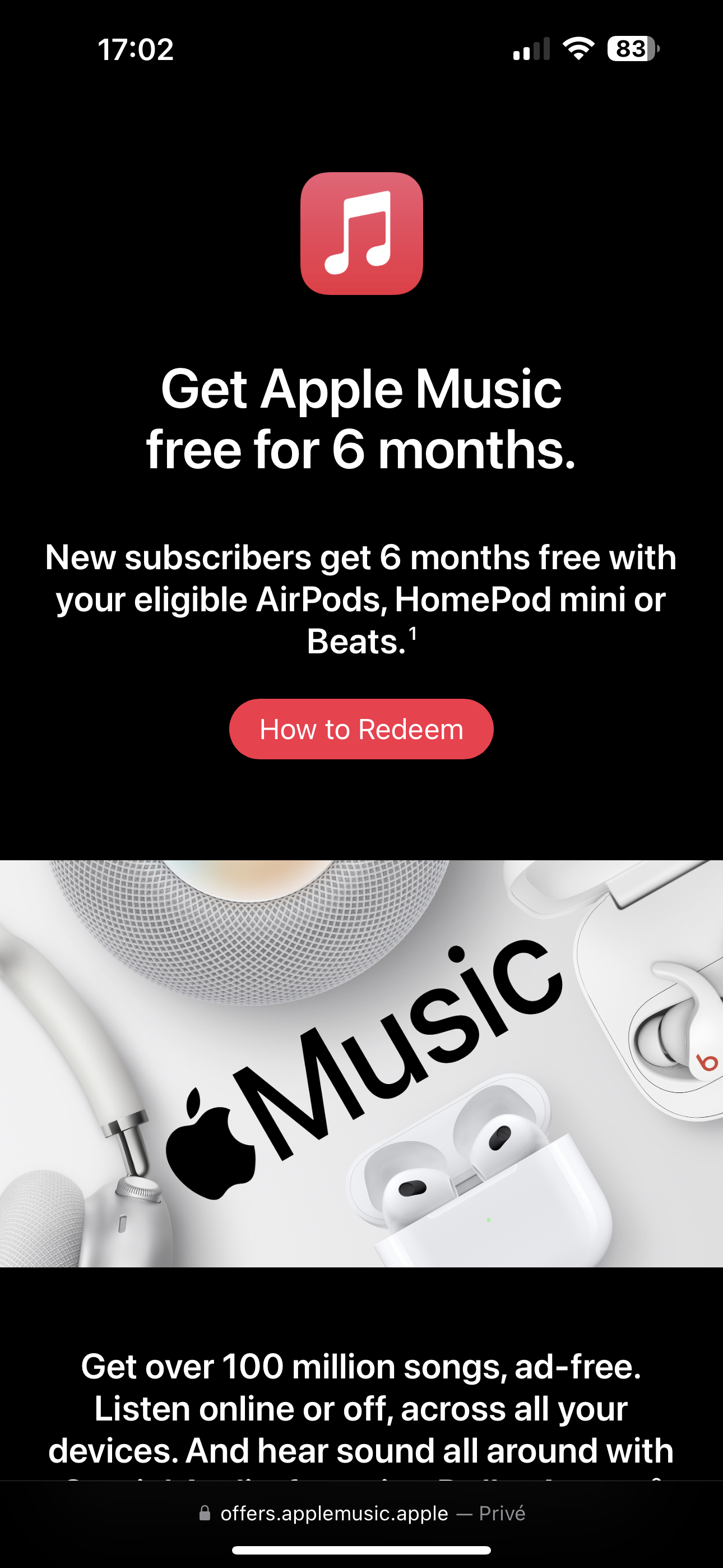 Get Apple Music free for 6 months. Apple Community
