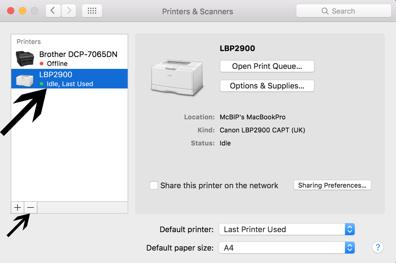 dårlig Kræft ~ side Canon LBP 2900 Printer Driver for Mac OS … - Apple Community