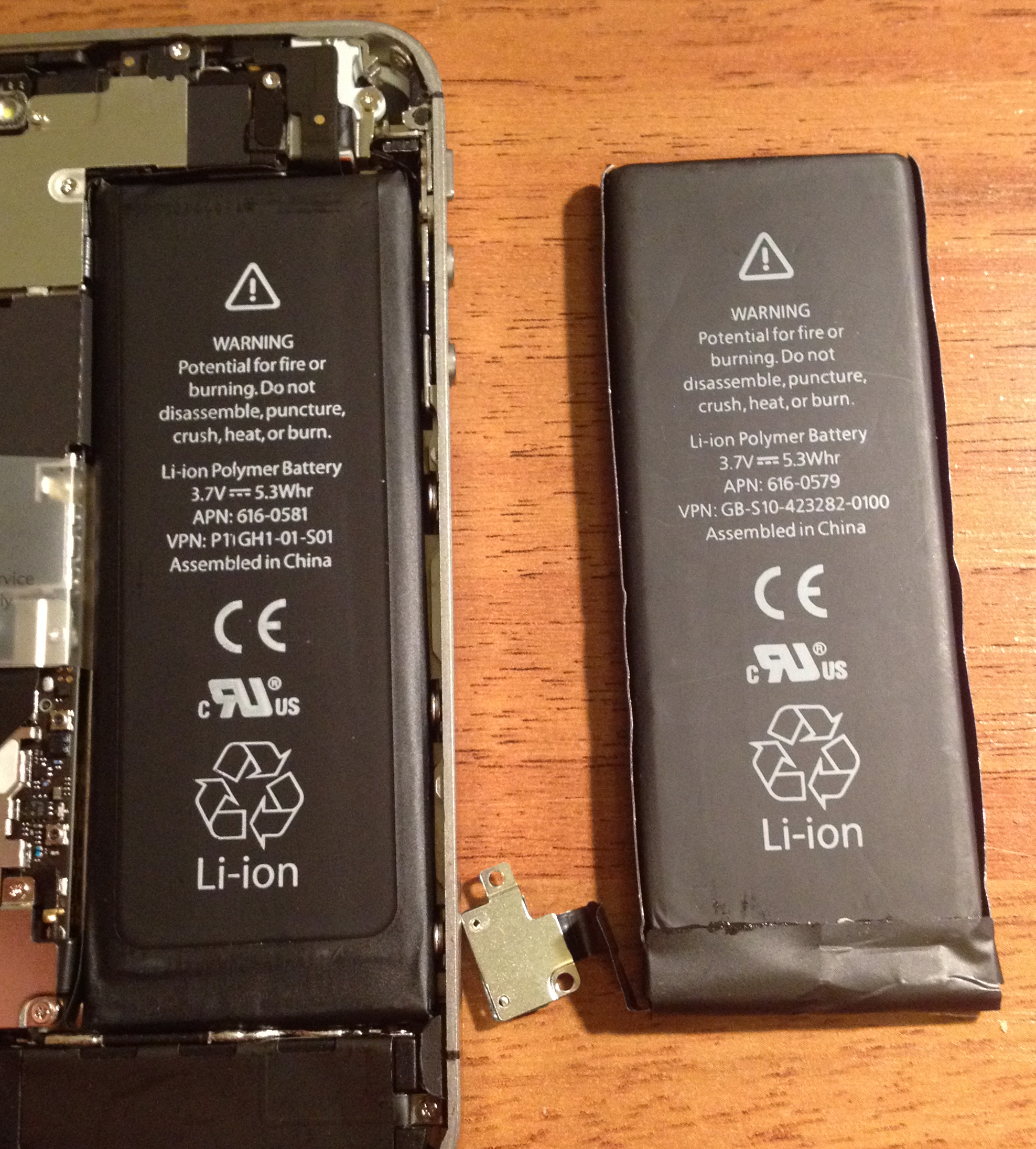 dilemma Investere acceptabel iPhone 4s wont boot after battery replace… - Apple Community