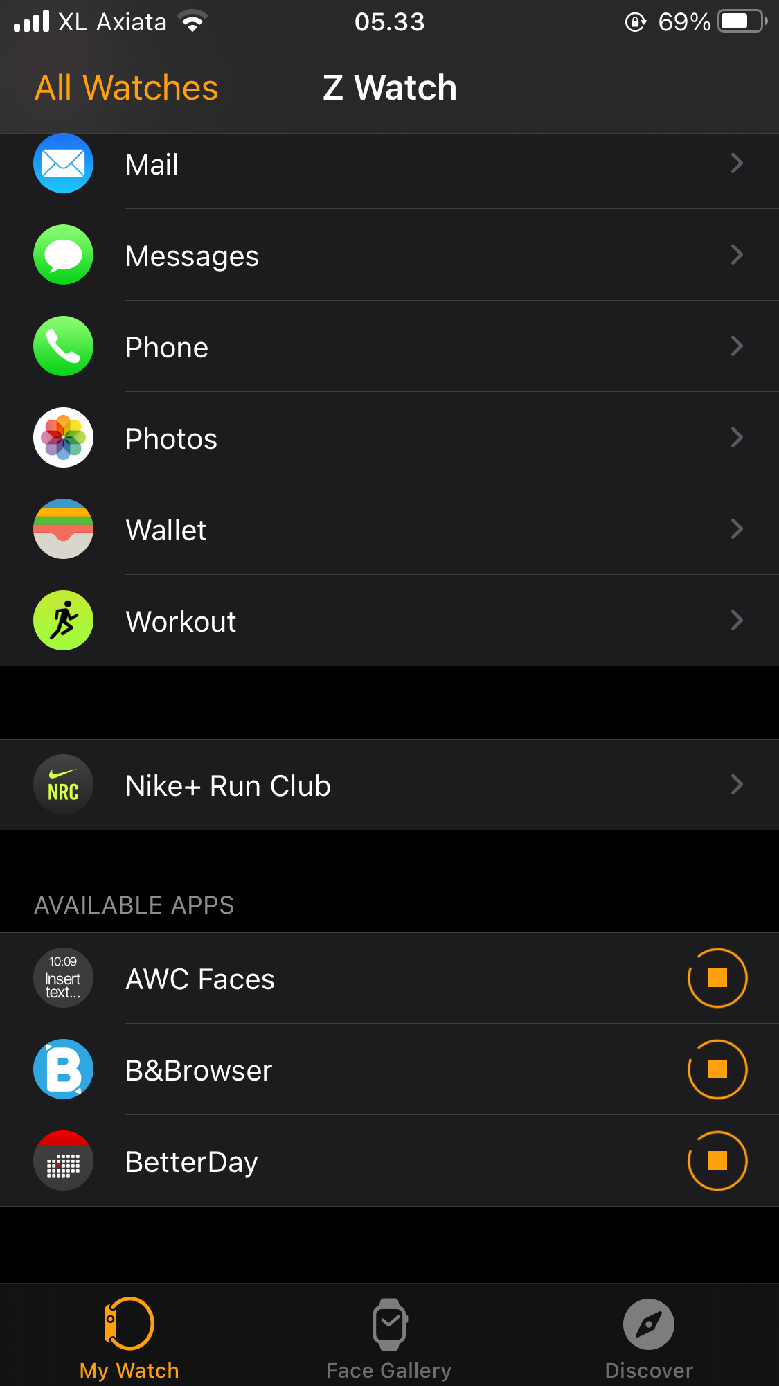 How to setup apple watch from 'run club outlet app