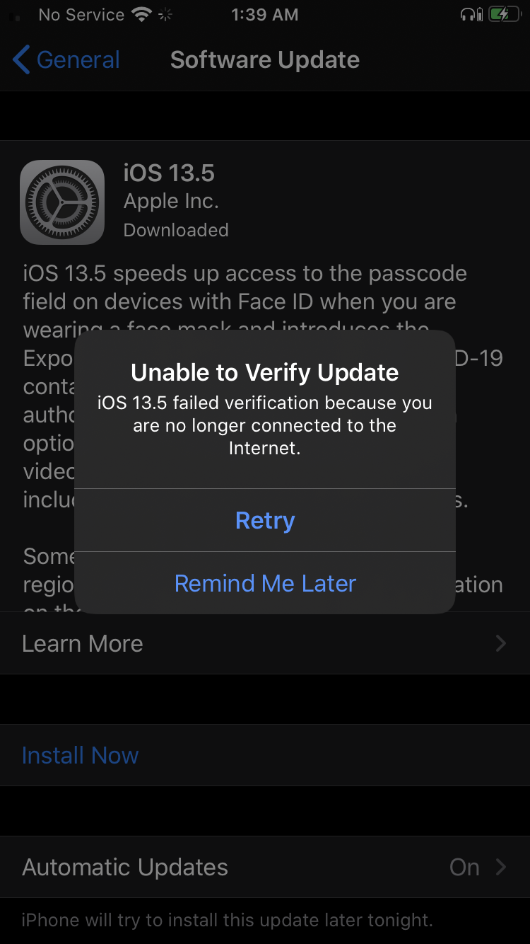 Verify update - Apple Community