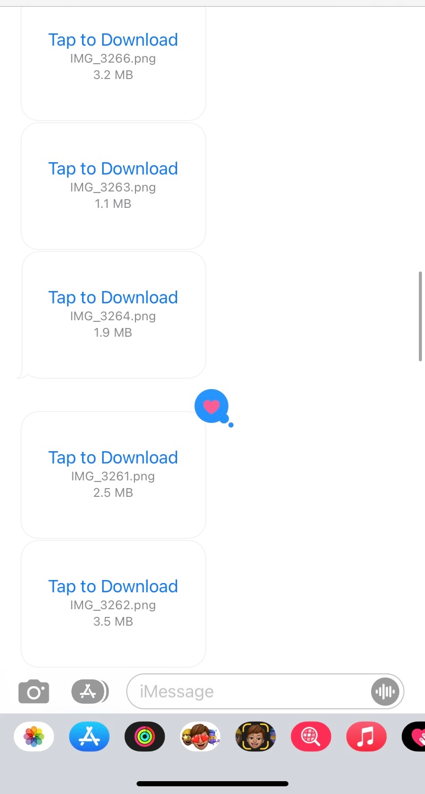 old imessage photos not loading - Apple Community
