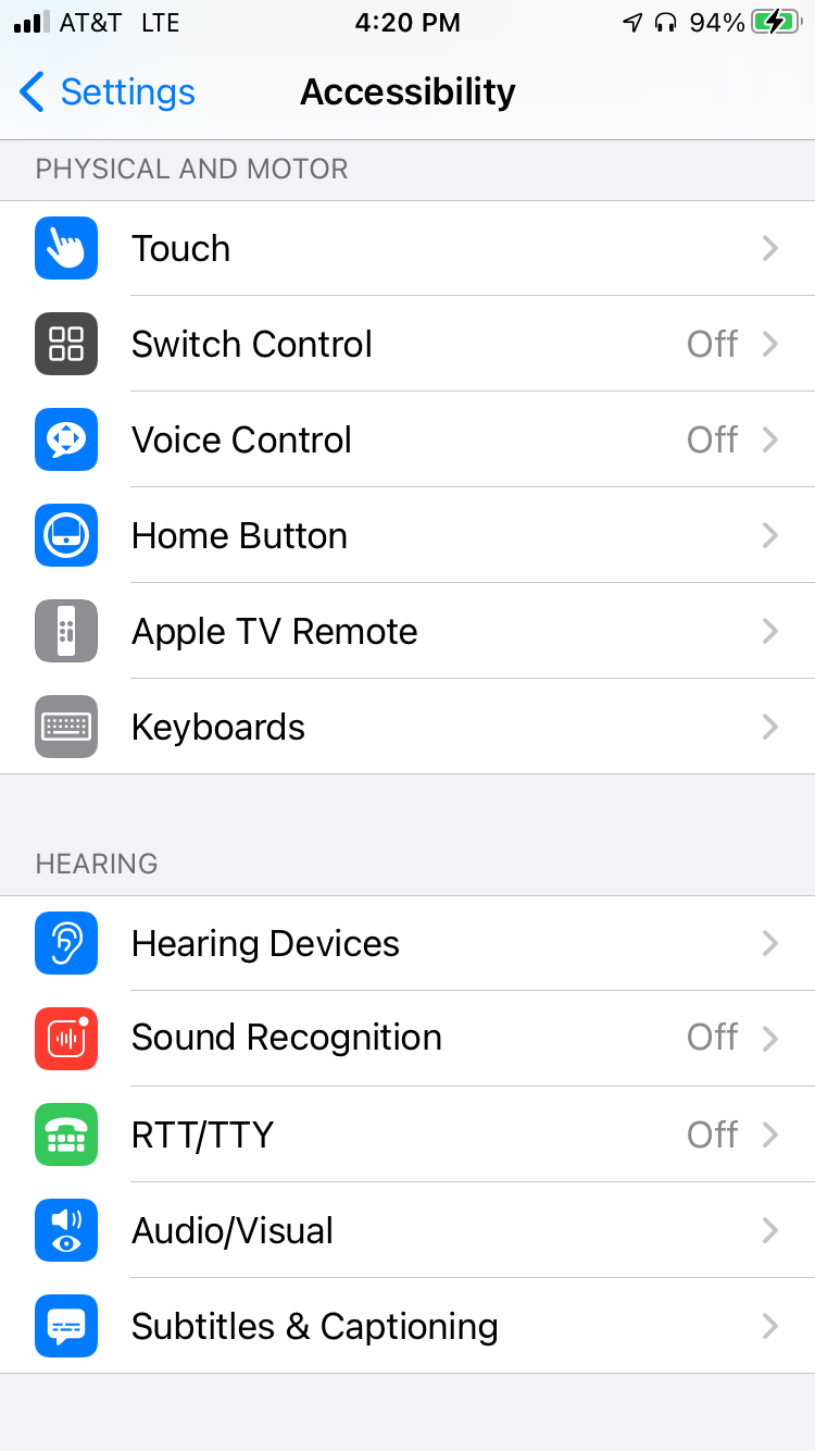 Air pods showing accessibili… - Apple Community