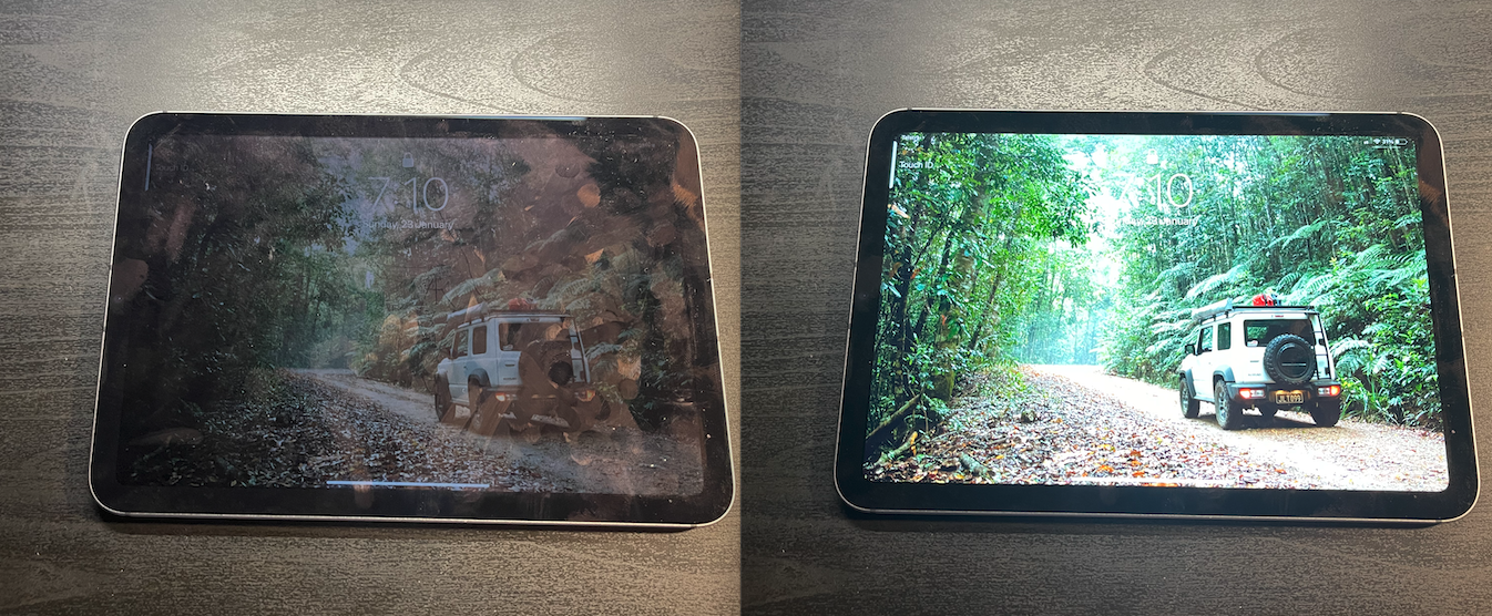 iPad Mini 6 screen is dark when locked fo… Apple Community