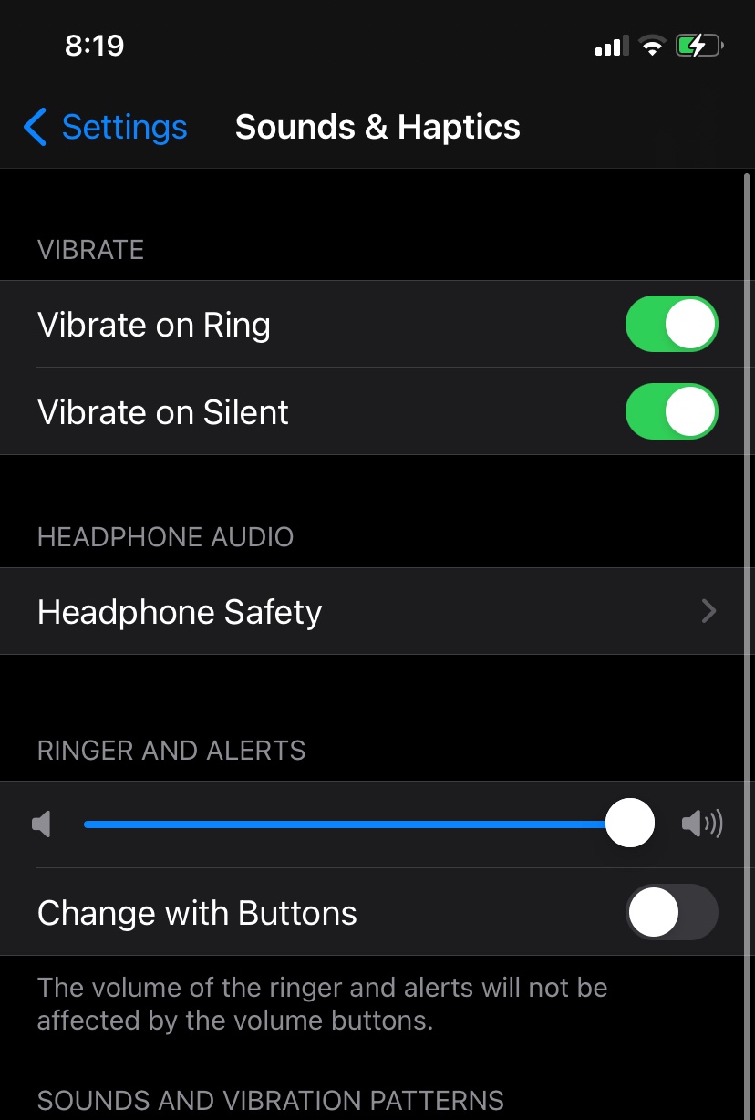Alarm/Timer Volumes Apple Community
