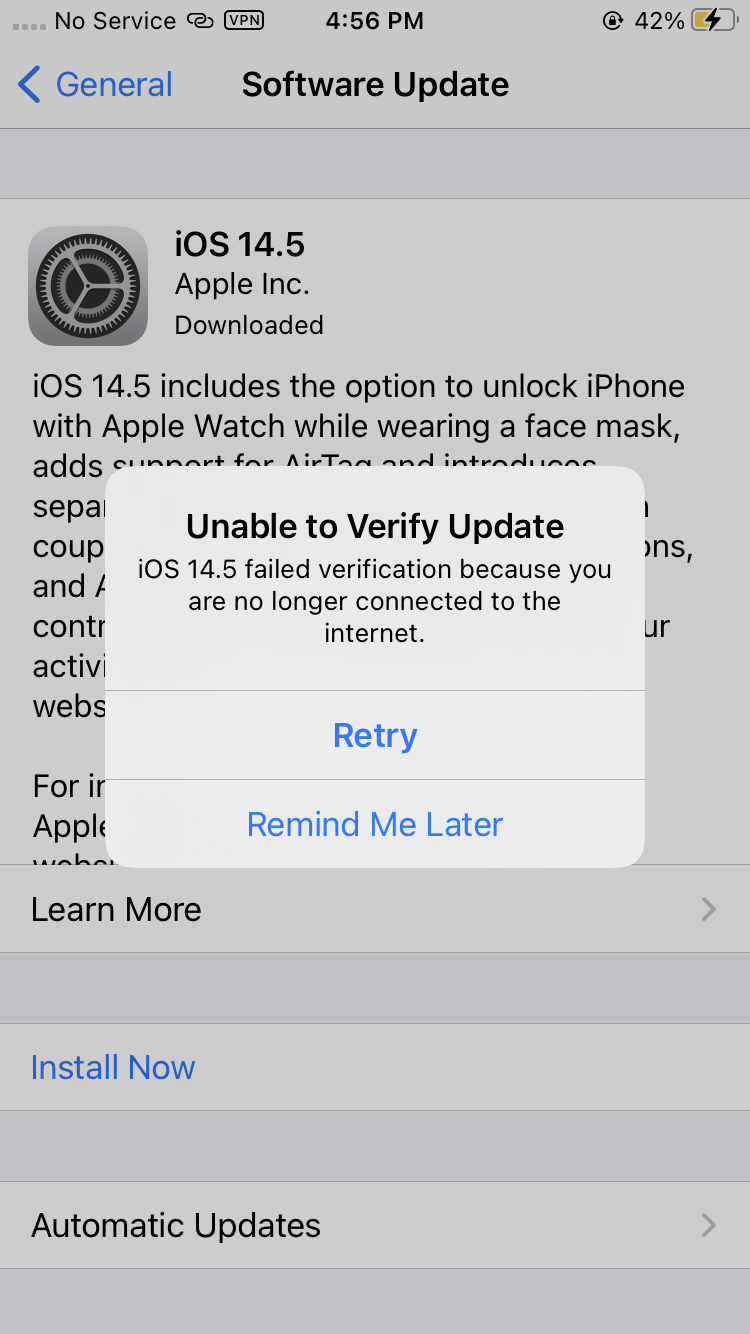 My iPhone failed to update - Apple Community