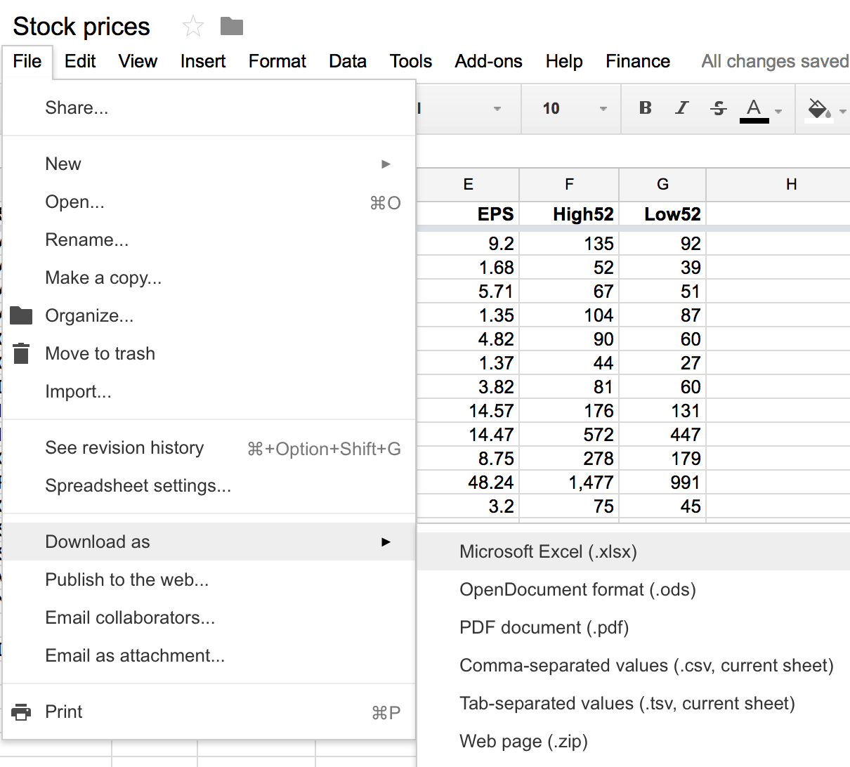 can-i-import-a-spreadsheet-from-google-dr-apple-community