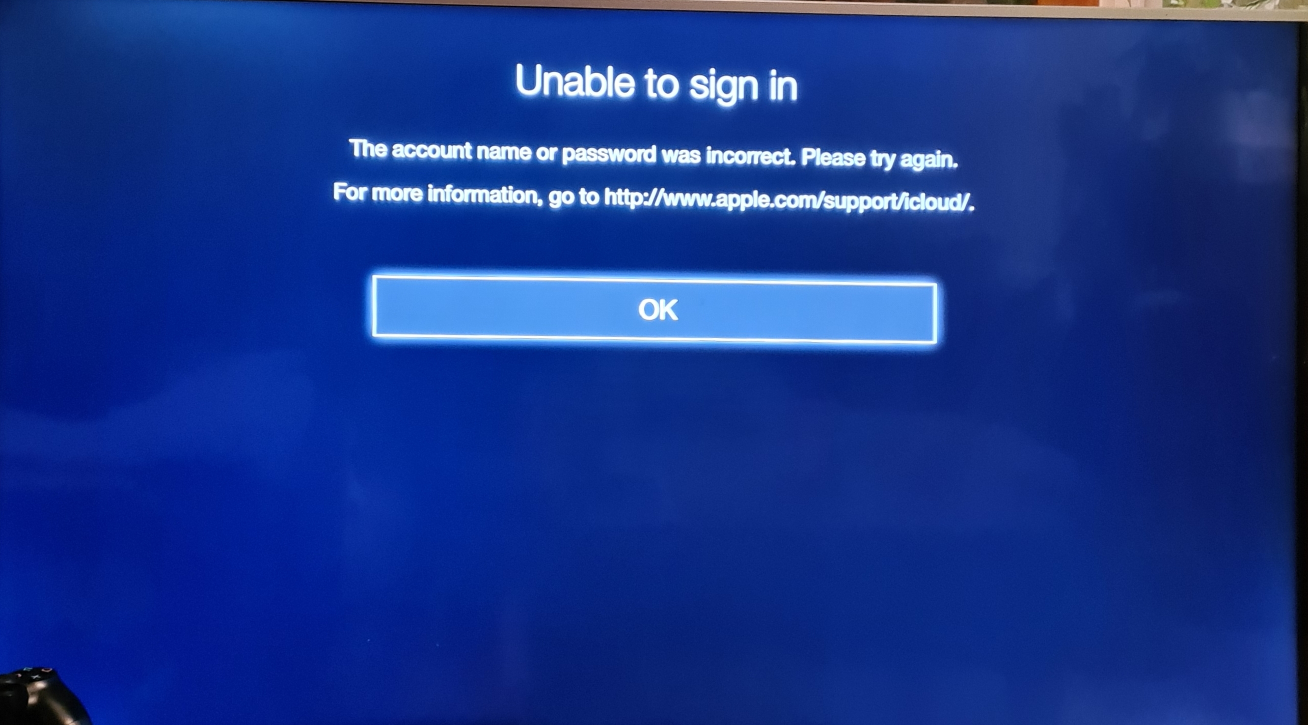 Sign In On Apple Tv Apple Community