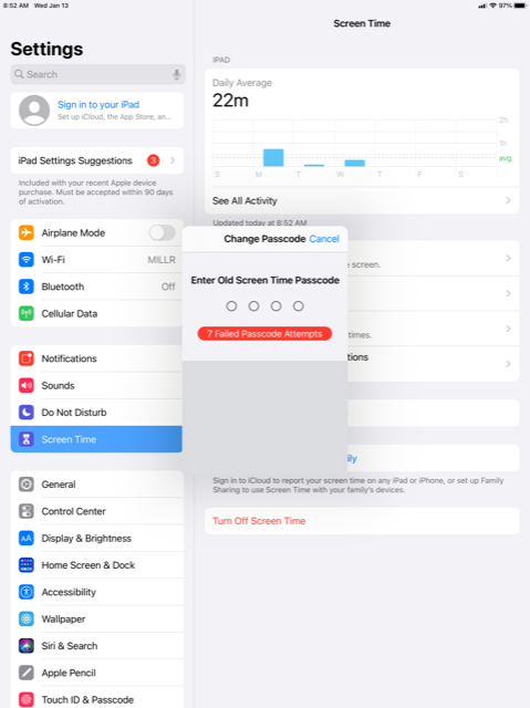 Forgotten Screen Time Passcode - Apple Community