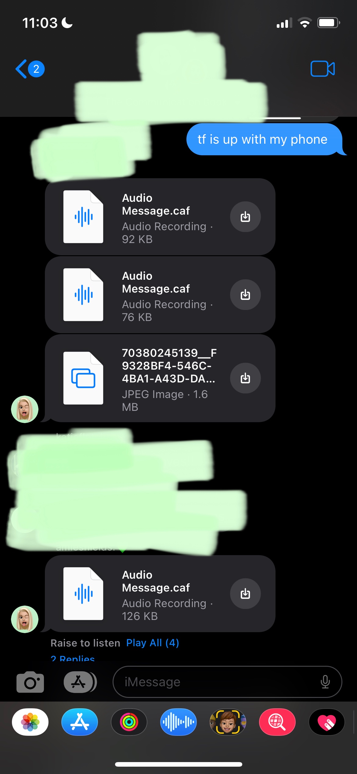 voice notes / picture messages aren’t dow… Apple Community