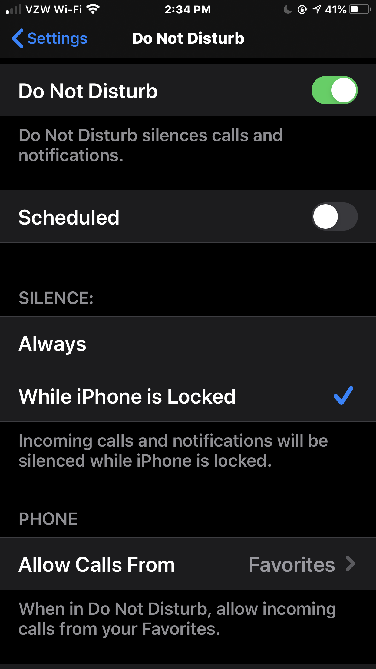 Why does my phone ring with do not distur… - Apple Community
