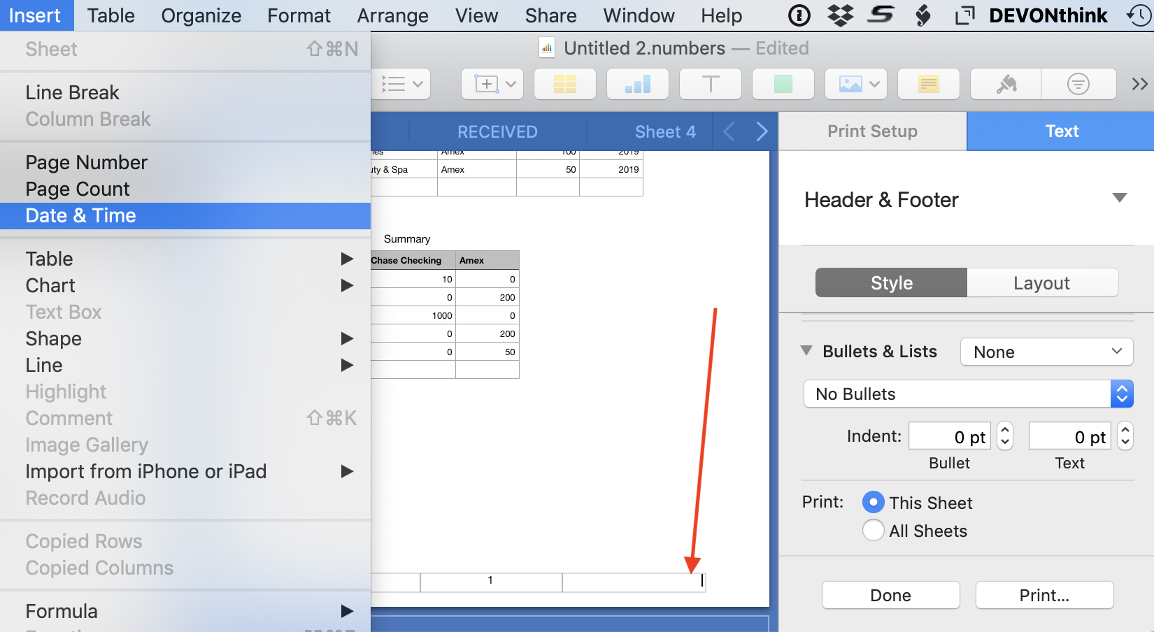 Numbers File Name Apple Community