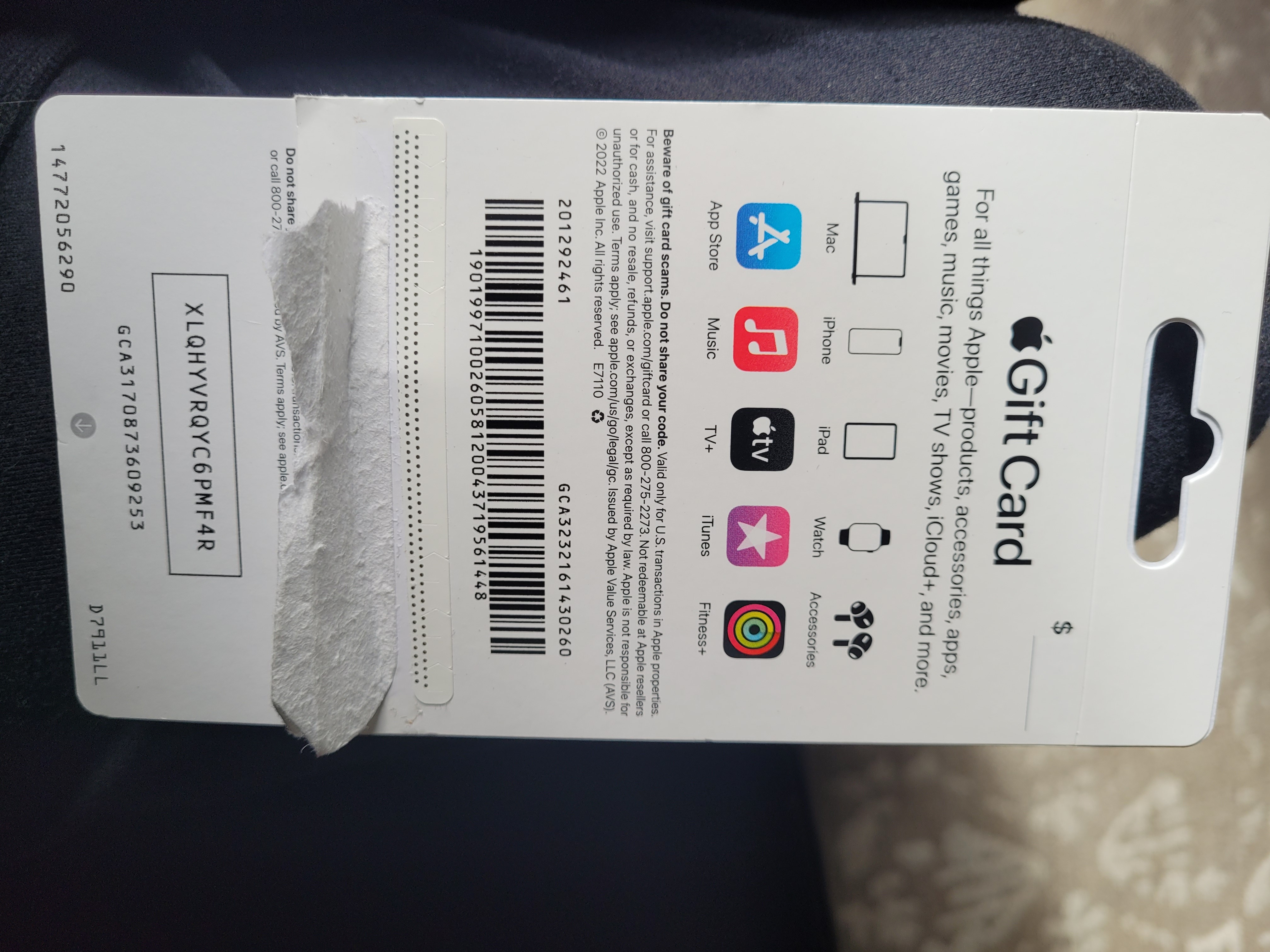 I cant redeemed my gift card it shows err… Apple Community
