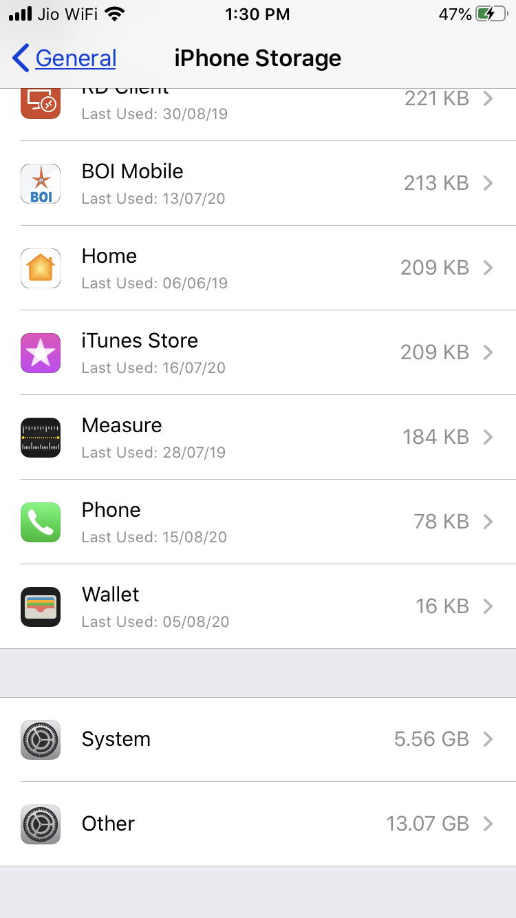 What is "Other" in storage? Apple Community