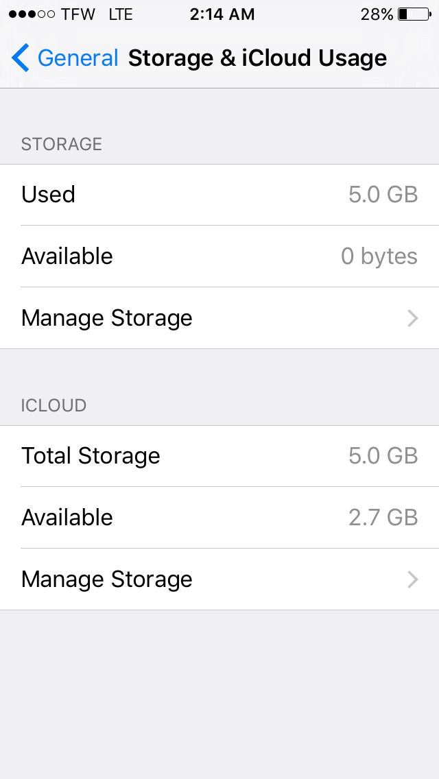 I have IPhone 5c with 8gb. phon… - Apple Community