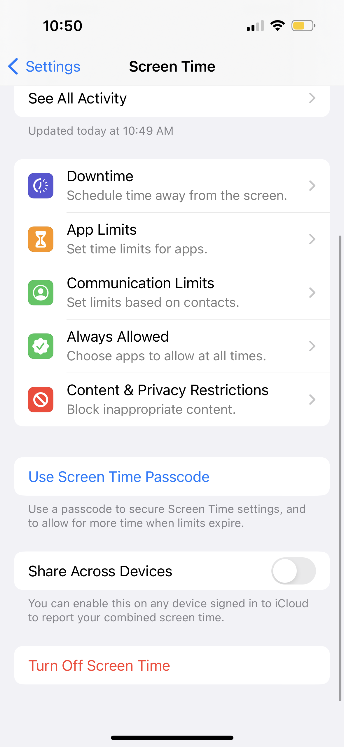 Why can’t I see my phones screen time? Apple Community