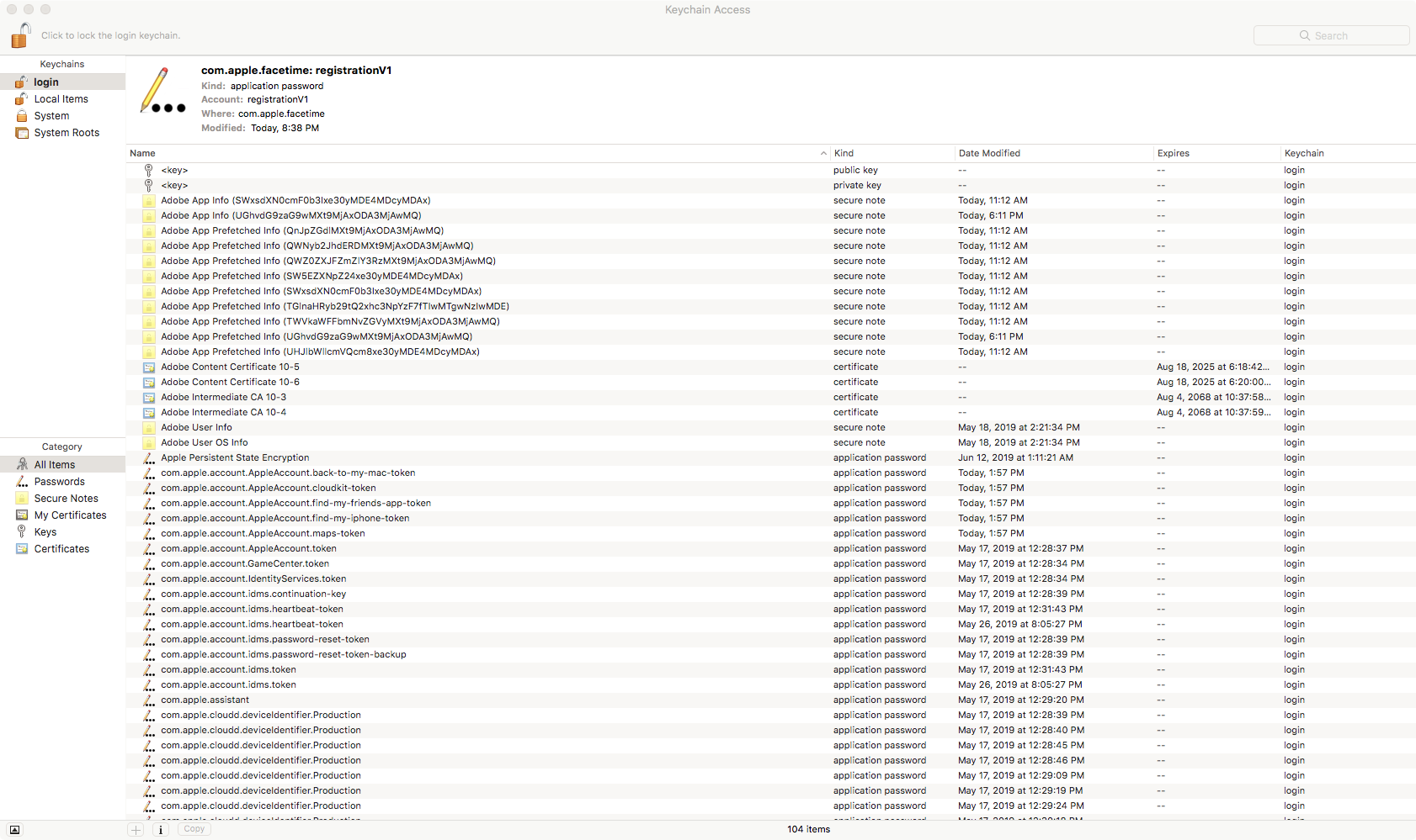 Keychain Access security concerns Apple Community