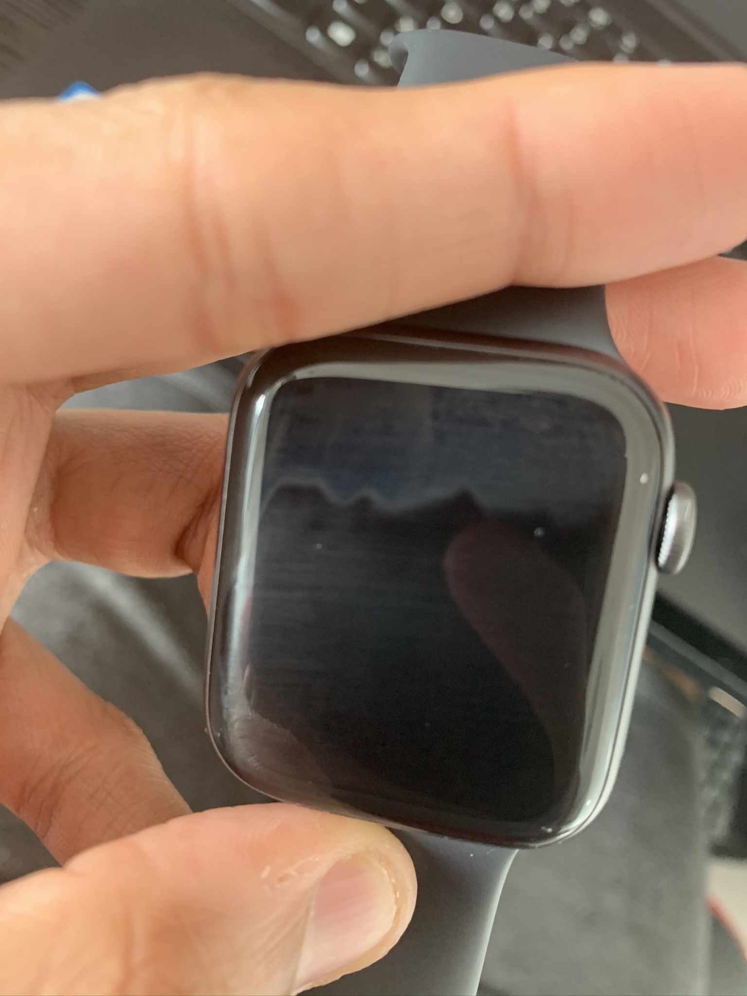 Strange mark on my Apple Watch display Apple Community
