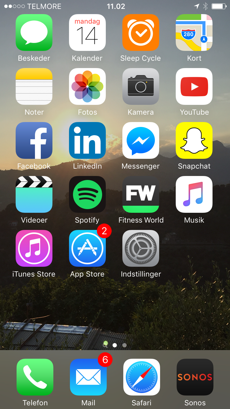 misundelse Foran dig Vag Green dot on homescreen next to magnifyin… - Apple Community
