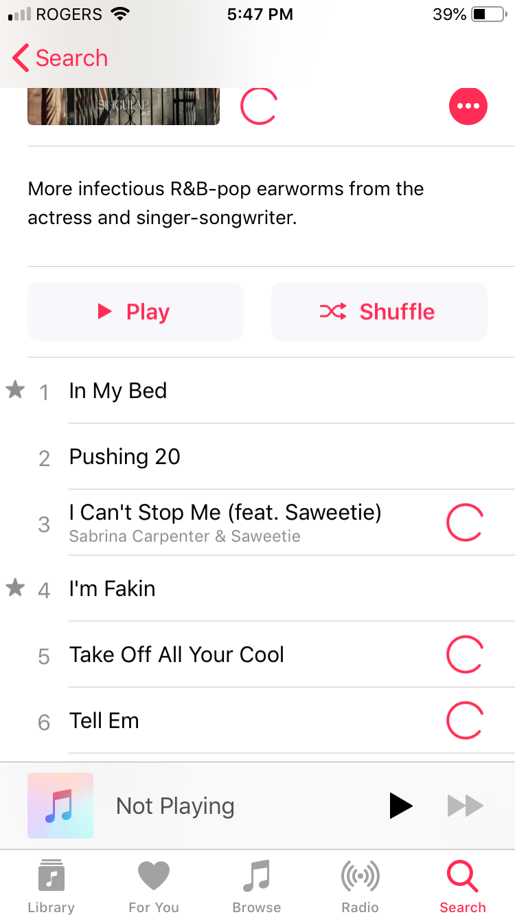 Apple Music won’t download new album - Apple Community