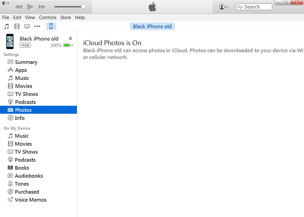 When Try To Sync Photos In Itunes I Am N Apple Community