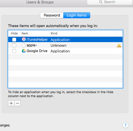 How to Remove Login Items for Uninstalled… - Apple Community