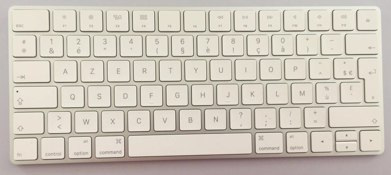 Belgian Azerty keyboard has 2 keys swappe… - Apple