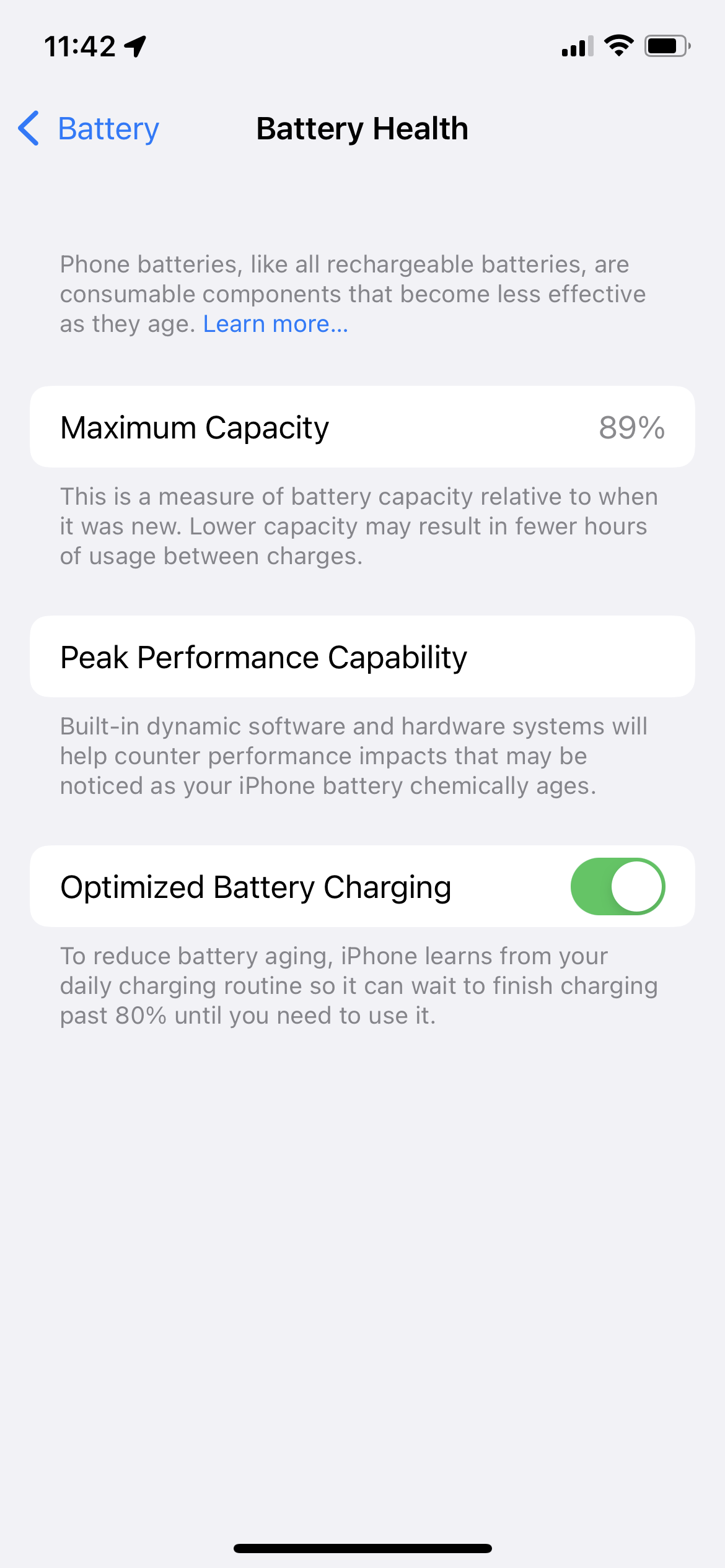 Iphone 12 battery mah