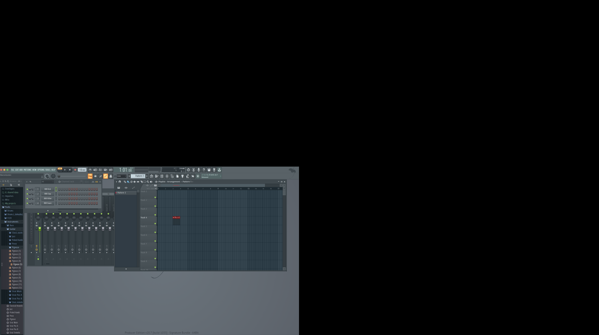 First day on Mac FL Studio.. I can't figure out how to delete