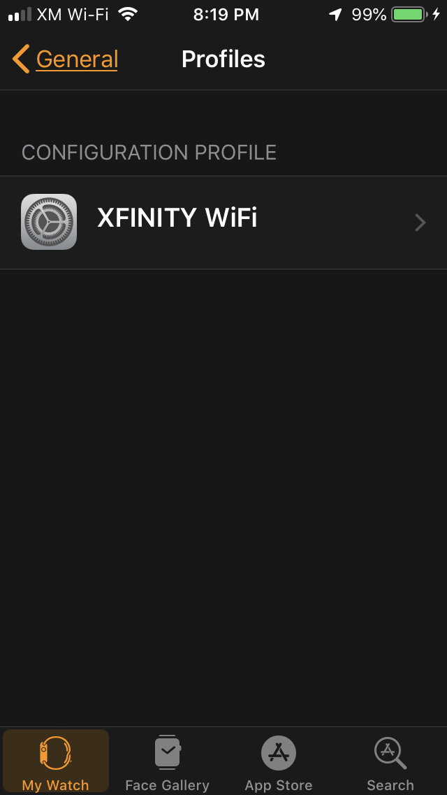 Watch profiles Apple Community