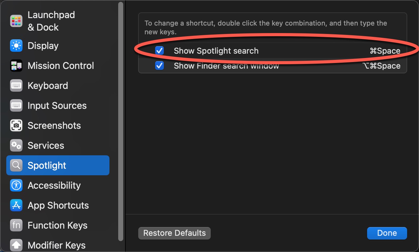 I cannot run spotlight Apple Community