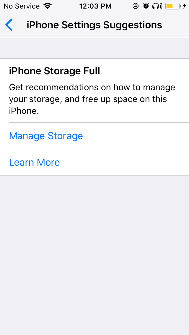 My lack of storage Apple Community
