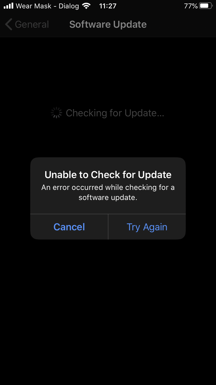 Can’t Update My Software - Apple Community