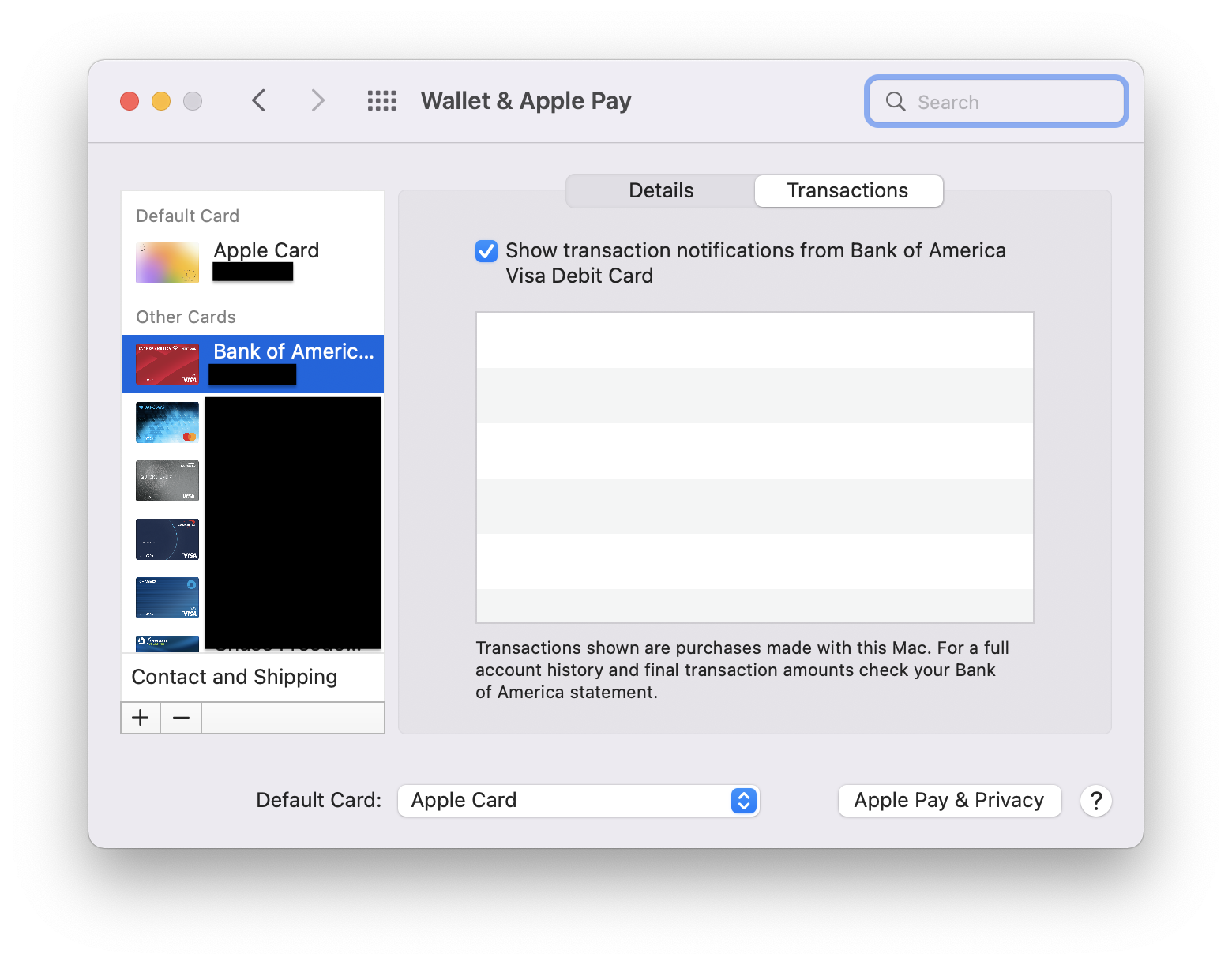 Disabling Apple Card Transaction Notifica… Apple Community