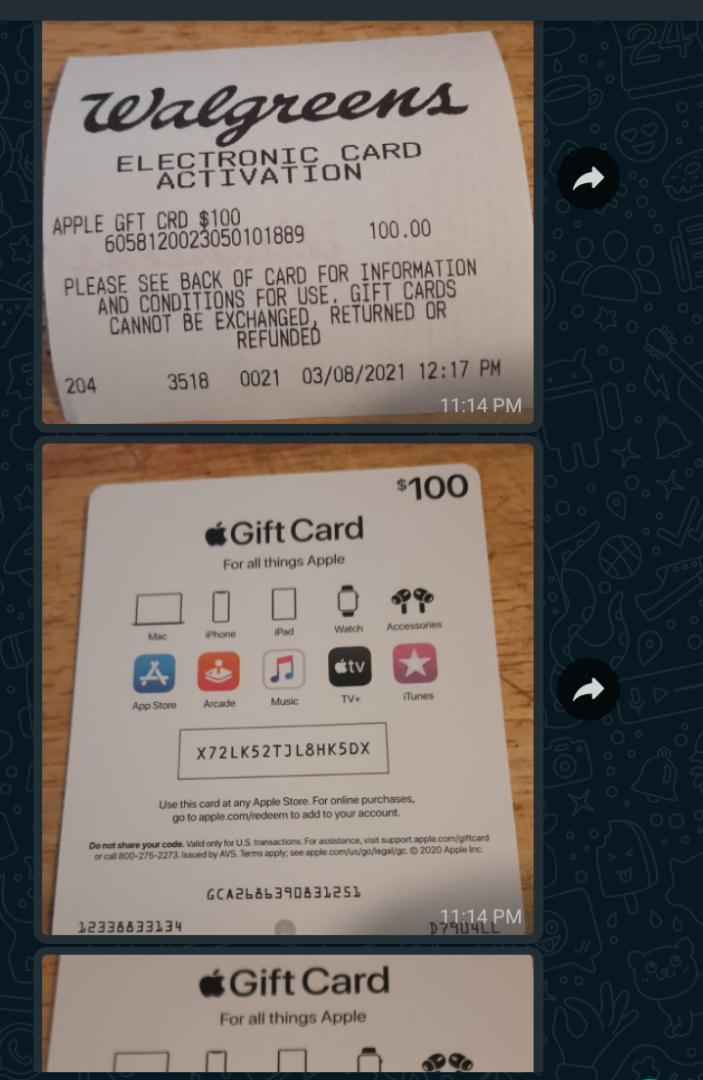 Gift Card already redeemed Issue - Apple Community