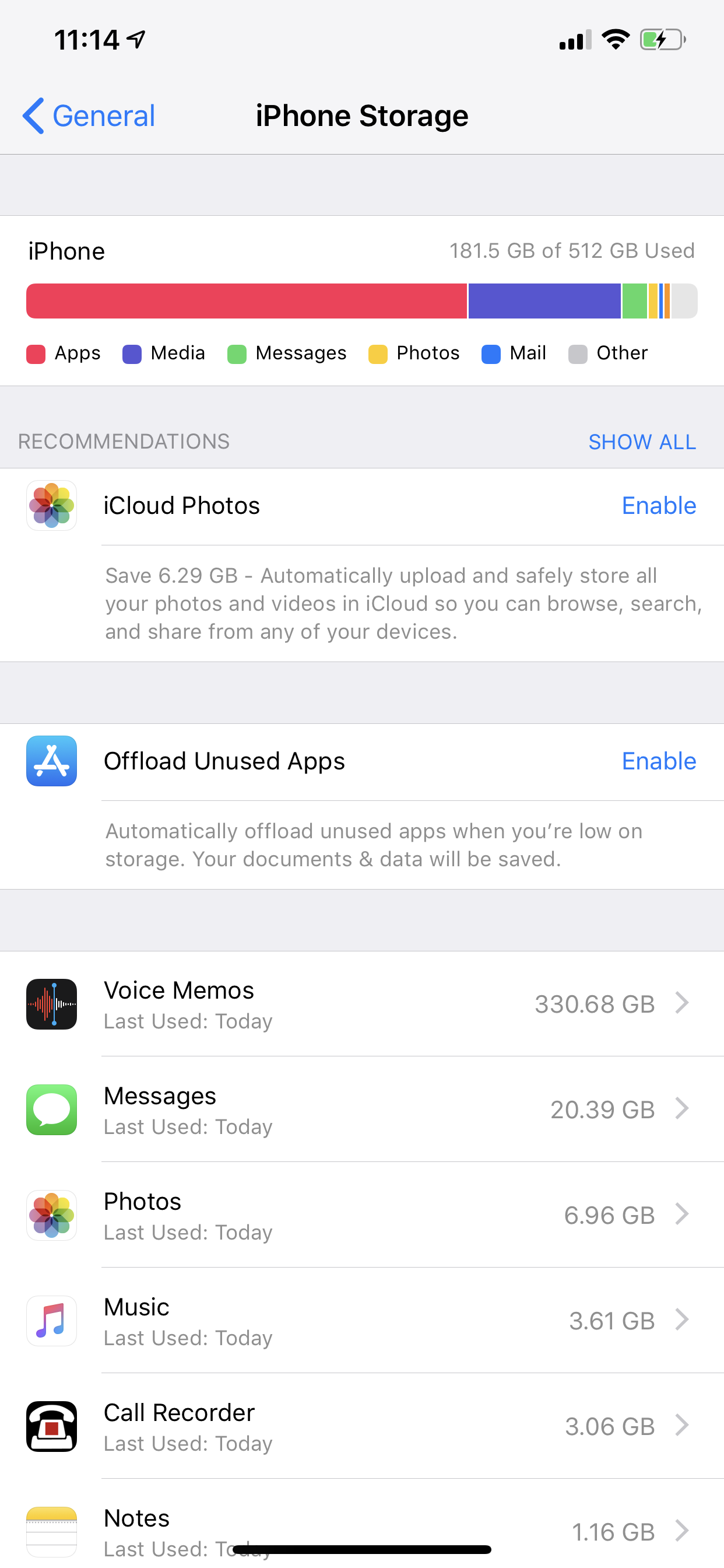 iPhone storage incorrect?? Apple Community