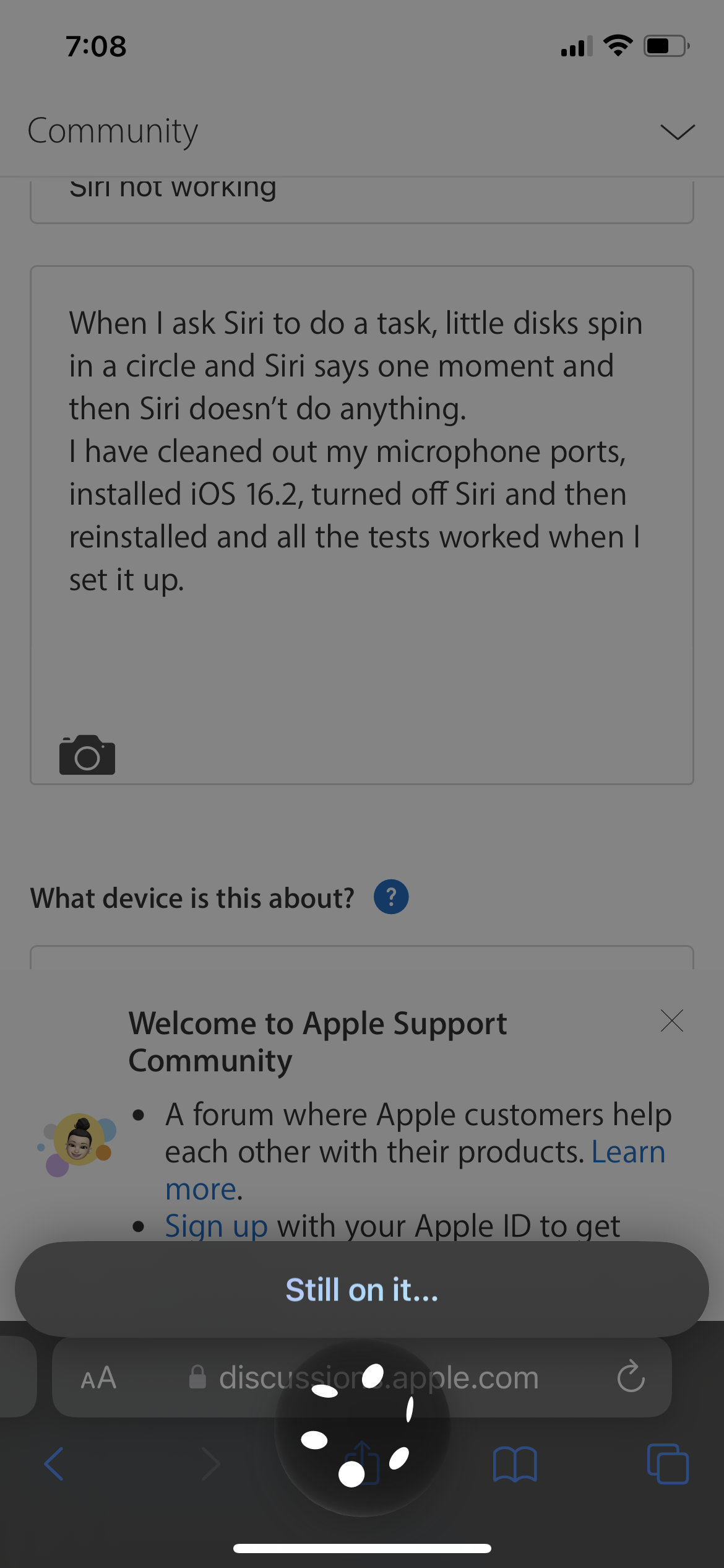 Siri not working - Apple Community