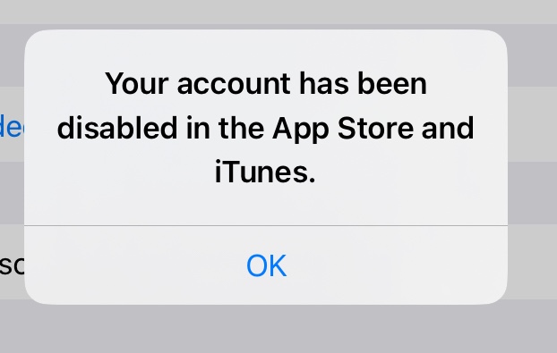 My Account Been Disabled - Apple Community