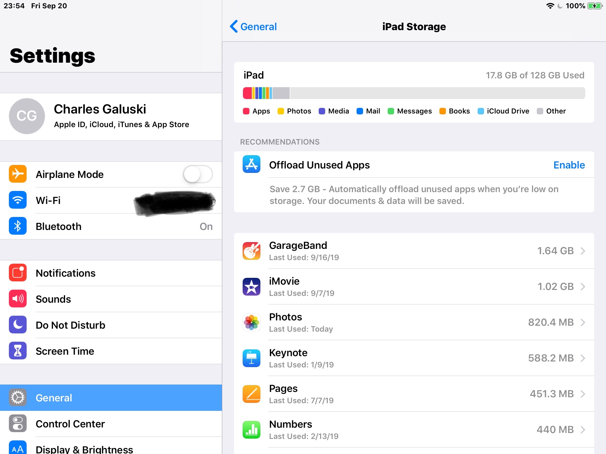 iPad storage: other - Apple Community