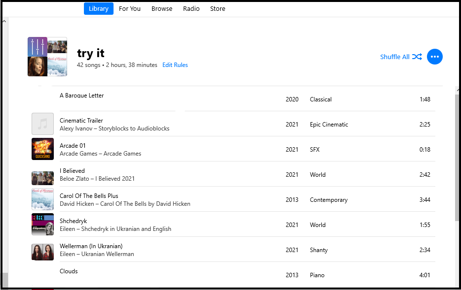 How to change Itunes playlist view back - Apple Community