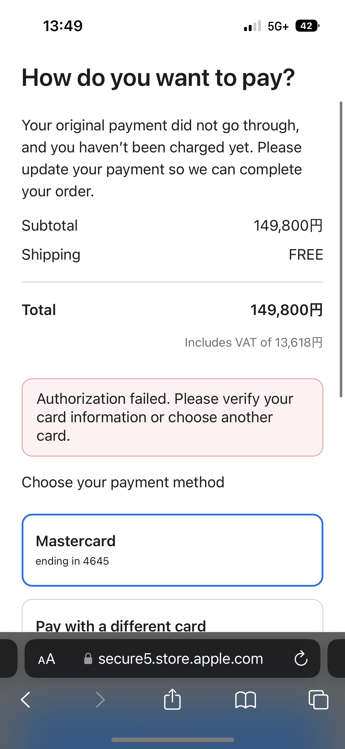 i-can-not-buy-an-item-with-apple-card-apple-community