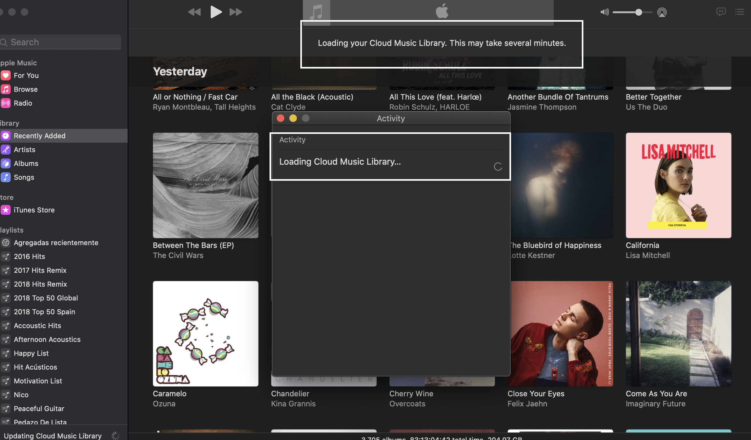 Itunes Cloud Library No Updated Apple Community apple support communities