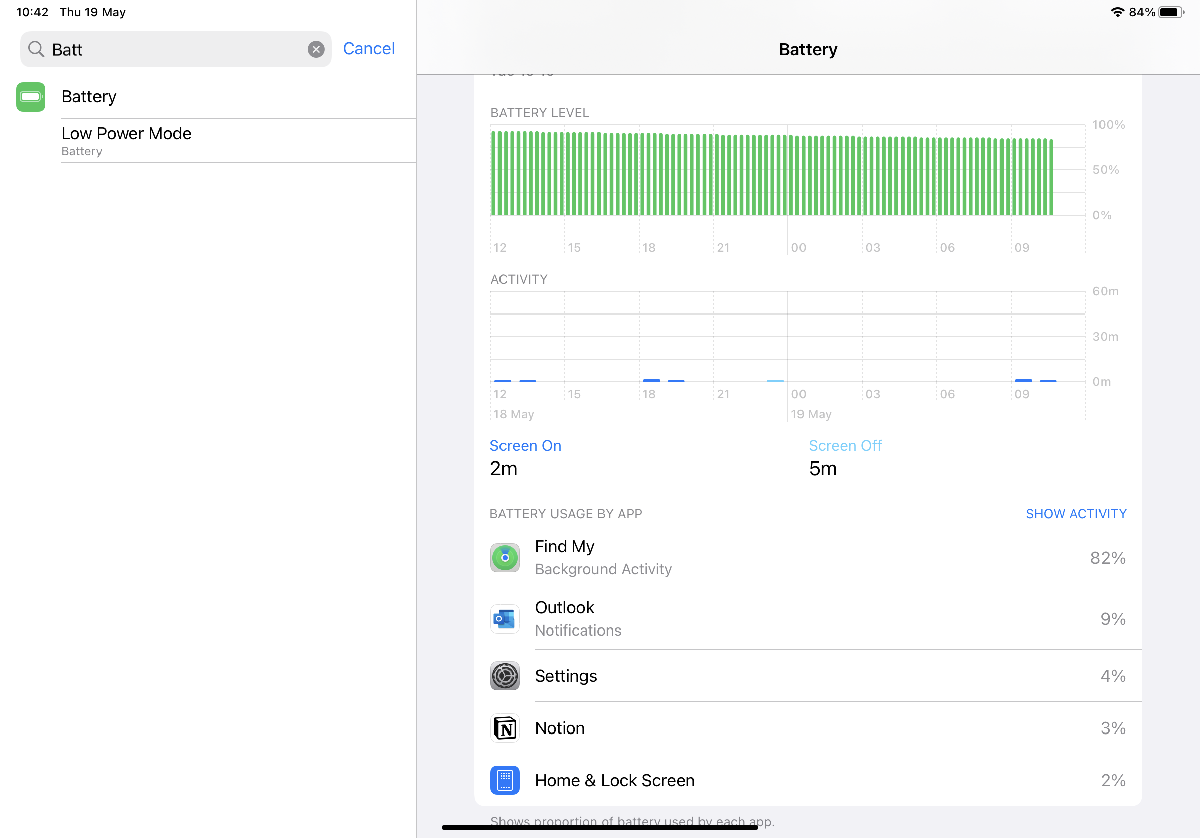 Find my - drains iPad battery - Apple Community