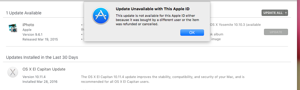 Iphoto update for os x yosemite free