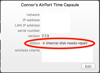 anspændt Antipoison atomar Time Capsule Data Recovery - Apple Community