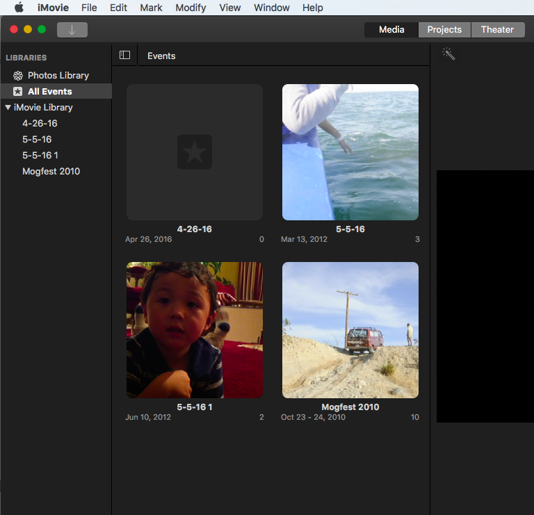 How do I combine iMovie libraries/media f… Apple Community