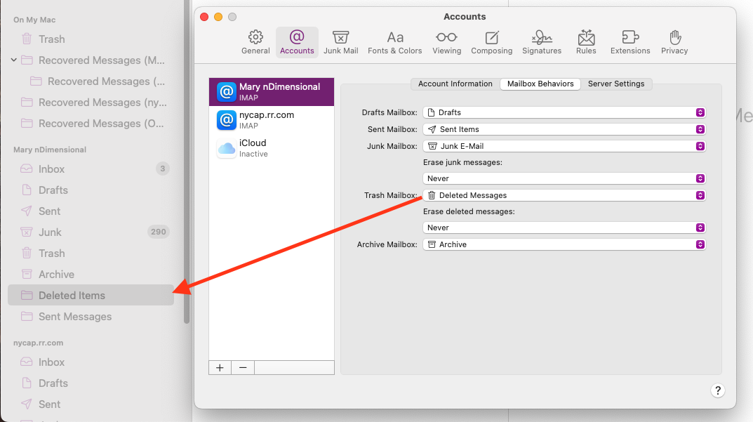 mac mail rules vs smart mailbox