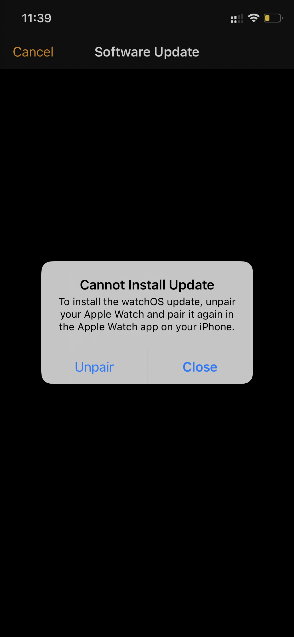 I can’t update my Apple Watch series 3. Apple Community